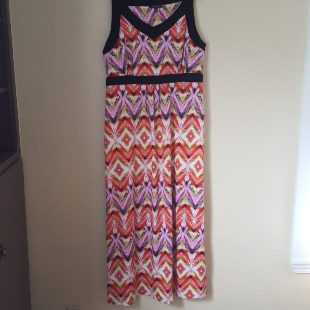 Notations floor length summer dress size L